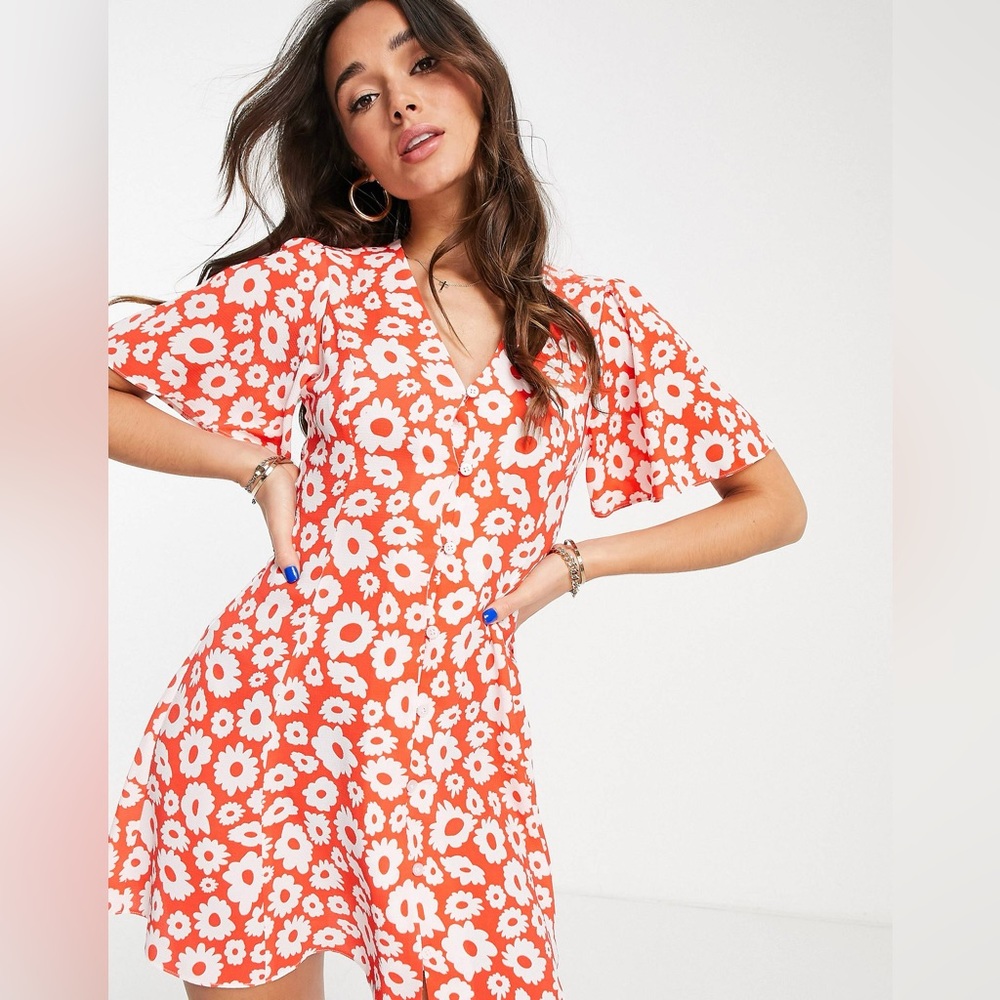 ASOS Design Floral Mini Dress